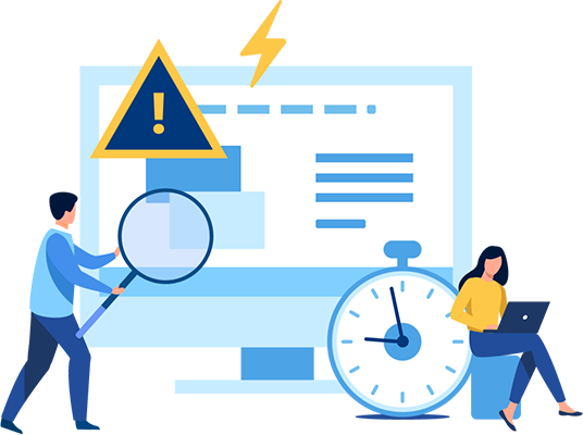 Illustration representing Soteria standing by ready to assist the security needs of organizations.